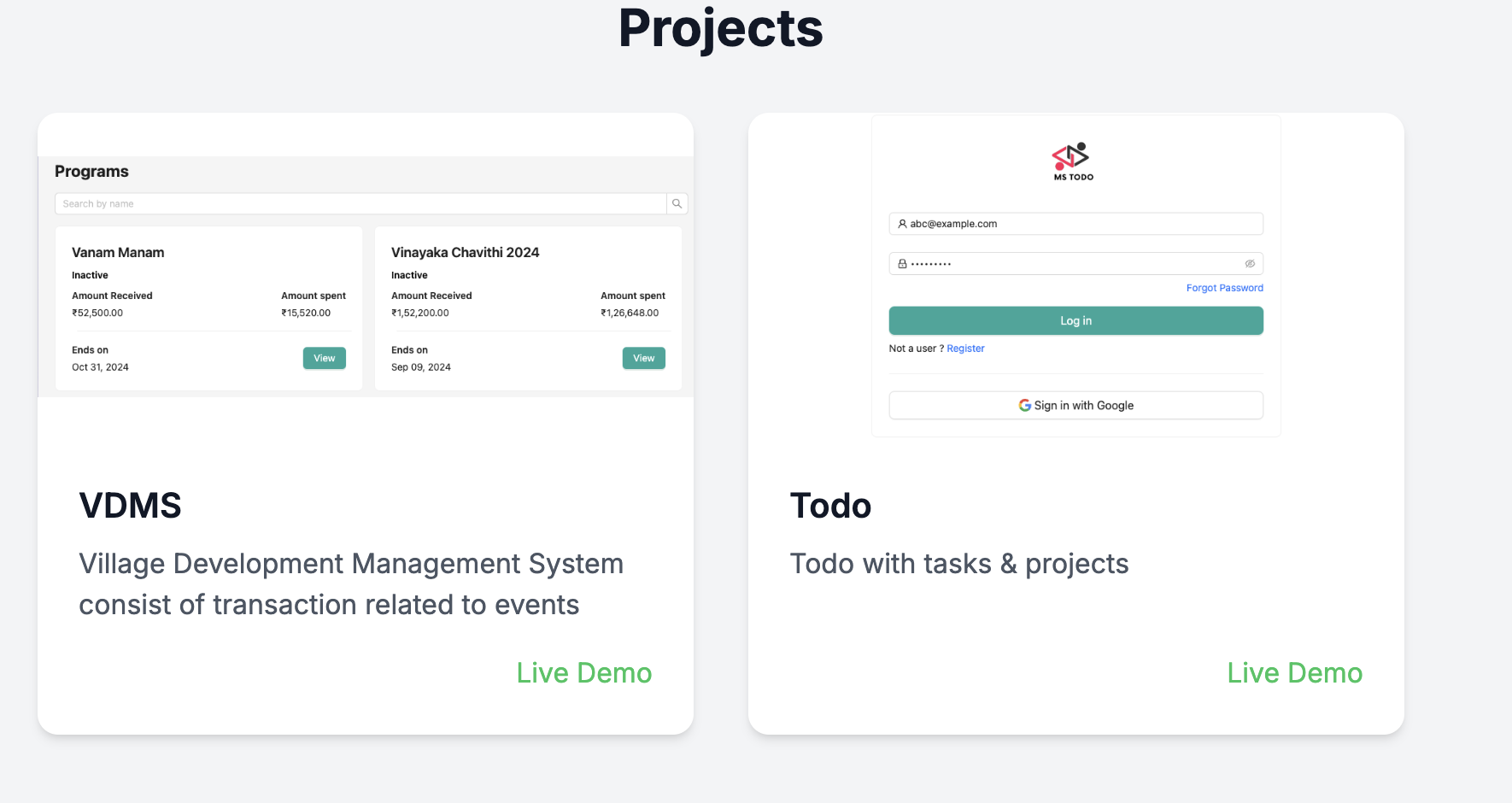 Todo App - Task Management System project screenshot